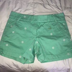 J. CREW turquoise shorts